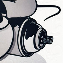 Load image into Gallery viewer, BUSTART &#39;Mr. Pop&#39; (2024) Embossed AP Screen Print (mono) - Signari Gallery 
