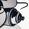BUSTART 'Mr. Pop' (2024) Embossed AP Screen Print (mono) - Signari Gallery 