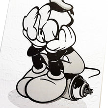 Load image into Gallery viewer, BUSTART &#39;Mr. Pop&#39; (2024) Embossed AP Screen Print (mono) - Signari Gallery 