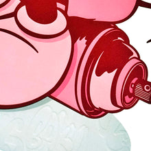 Load image into Gallery viewer, BUSTART &#39;Mr. Pop&#39; (2024) Embossed AP Screen Print (pink) - Signari Gallery 