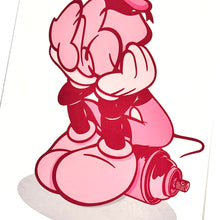 Load image into Gallery viewer, BUSTART &#39;Mr. Pop&#39; (2024) Embossed AP Screen Print (pink) - Signari Gallery 