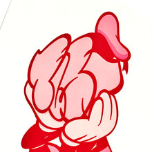 Load image into Gallery viewer, BUSTART &#39;Mr. Pop&#39; (2024) Embossed AP Screen Print (pink) - Signari Gallery 