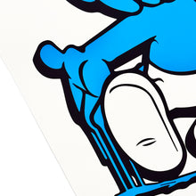 Load image into Gallery viewer, BUSTART 'Smurf Face' (2019) Rare Artist Proof Screen Print