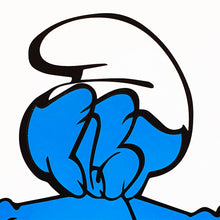 Load image into Gallery viewer, BUSTART &#39;Smurf Face&#39; (2019) Rare Hand-Signed Screen Print
