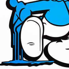 Load image into Gallery viewer, BUSTART &#39;Smurf Face&#39; (2019) Rare Hand-Signed Screen Print