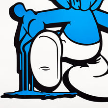 Load image into Gallery viewer, BUSTART 'Smurf Face' (2019) Rare Artist Proof Screen Print