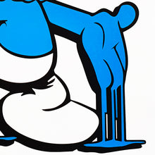 Load image into Gallery viewer, BUSTART &#39;Smurf Face&#39; (2019) Rare Hand-Signed Screen Print