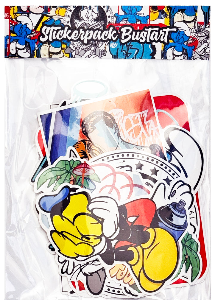 BUSTART 'StickerPack' (2023) Colorful Figural Sticker Set