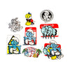 BUSTART 'StickerPack' (2023) Colorful Figural Sticker Set