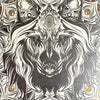 CHRIS SAUNDERS 'White Wolf Mandala' (2014) RARE Screen Print