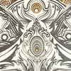 CHRIS SAUNDERS 'White Wolf Mandala' (2014) RARE Screen Print