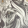 CHRIS SAUNDERS 'White Wolf Mandala' (2014) RARE Screen Print