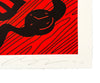 CLEON PETERSON 'American Still Life: Shots Fired' (2026) Screen Print (red) - Signari Gallery 