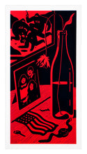 Load image into Gallery viewer, CLEON PETERSON 'American Still Life: Shots Fired' (2026) Screen Print (red) - Signari Gallery 