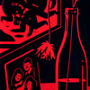 CLEON PETERSON 'American Still Life: Shots Fired' (2026) Screen Print (red) - Signari Gallery 