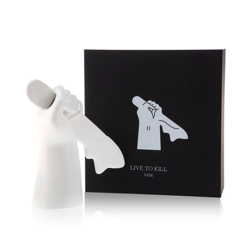 CLEON PETERSON 'Live to Kill Hand' (2021) Ceramic Art Vase