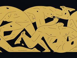 CLEON PETERSON 'Nowhere Man' (2024) Screen Print (black/gold)