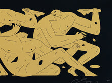 Load image into Gallery viewer, CLEON PETERSON &#39;Nowhere Man&#39; (2024) Screen Print (black/gold)