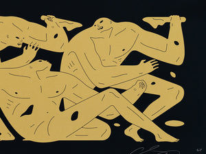 CLEON PETERSON 'Nowhere Man' (2024) Screen Print (black/gold)