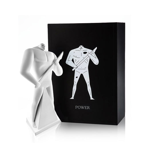 CLEON PETERSON 'Power Sculpture' (2021) Polystone Designer Art Sculpture