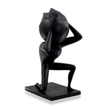 Load image into Gallery viewer, CLEON PETERSON &#39;World on Fire&#39; (2021) Black Matte Resin Designer Art Sculpture