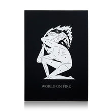 Load image into Gallery viewer, CLEON PETERSON &#39;World on Fire&#39; (2021) Black Matte Resin Designer Art Sculpture