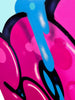 COPE2 'Bubble Tag Drip' (2024) Original Mixed Media on Wrapped Canvas - Signari Gallery 