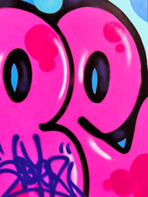 Load image into Gallery viewer, COPE2 &#39;Bubble Tag Drip&#39; (2024) Original Mixed Media on Wrapped Canvas - Signari Gallery 