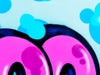 COPE2 'Bubble Tag Drip' (2024) Original Mixed Media on Wrapped Canvas - Signari Gallery 