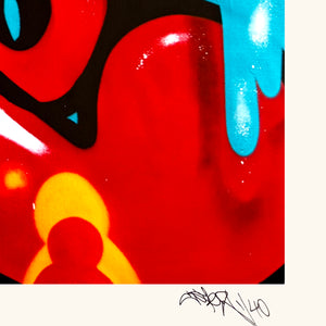 COPE2 x Signari + PMV 'Dripping Tags' (2025) Giclée Print (Main ed.)