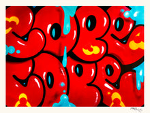 Load image into Gallery viewer, COPE2 x Signari + PMV &#39;Dripping Tags&#39; (2025) Giclée Print (Main ed.)