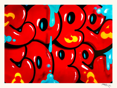 COPE2 x Signari + PMV 'Dripping Tags' (2025) Giclée Print (Main ed.)