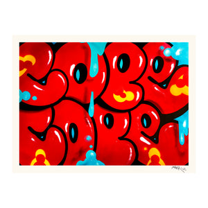 COPE2 x Signari + PMV 'Dripping Tags' (2025) Giclée Print (Main ed.)
