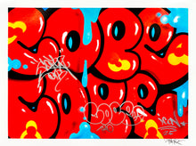 Load image into Gallery viewer, COPE2 x Signari + PMV &#39;Dripping Tags&#39; (2025) Giclée Print (HE-1)