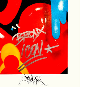 COPE2 x Signari + PMV 'Dripping Tags' (2025) Giclée Print (HE-2)