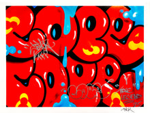 Load image into Gallery viewer, COPE2 x Signari + PMV &#39;Dripping Tags&#39; (2025) Giclée Print (HE-4)