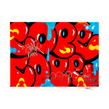 Load image into Gallery viewer, COPE2 x Signari + PMV &#39;Dripping Tags&#39; (2025) Giclée Print (HE-4)