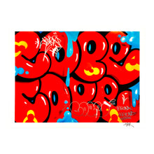 Load image into Gallery viewer, COPE2 x Signari + PMV &#39;Dripping Tags&#39; (2025) Giclée Print (HE-5)