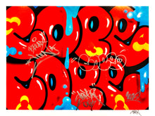 Load image into Gallery viewer, COPE2 x Signari + PMV &#39;Dripping Tags&#39; (2025) Giclée Print (HE-6)
