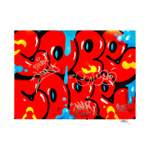 Load image into Gallery viewer, COPE2 x Signari + PMV &#39;Dripping Tags&#39; (2025) Giclée Print (HE-6)