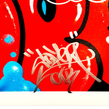 Load image into Gallery viewer, COPE2 x Signari + PMV &#39;Dripping Tags&#39; (2025) Giclée Print (HE-6)