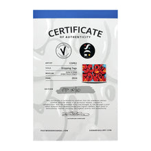 Load image into Gallery viewer, COPE2 x Signari + PMV &#39;Dripping Tags&#39; (2025) PRINTER&#39;S PROOF Giclée Print (PP)