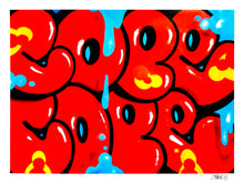 Load image into Gallery viewer, COPE2 x Signari + PMV &#39;Dripping Tags&#39; (2025) PRINTER&#39;S PROOF Giclée Print (PP)