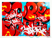 Load image into Gallery viewer, COPE2 x Signari + PMV 'Dripping Tags' (2025) Giclée Print (SHE-4/8) - Signari Gallery 