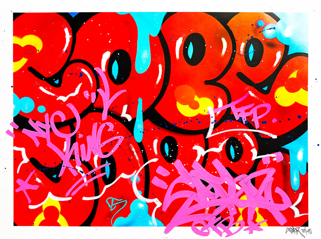 COPE2 x Signari + PMV 'Dripping Tags' (2025) Giclée Print (SHE-5/8) - Signari Gallery 