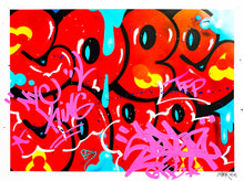 Load image into Gallery viewer, COPE2 x Signari + PMV 'Dripping Tags' (2025) Giclée Print (SHE-5/8) - Signari Gallery 