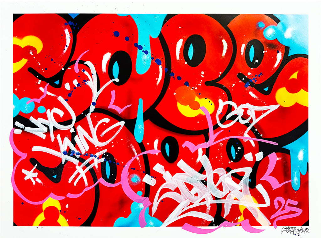 COPE2 x Signari + PMV 'Dripping Tags' (2025) Giclée Print (SHE-6/8) - Signari Gallery 
