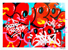 Load image into Gallery viewer, COPE2 x Signari + PMV 'Dripping Tags' (2025) Giclée Print (SHE-8/8) - Signari Gallery 