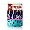 COPE2 'Jury Duty' Hand-Painted Real Parking Sign - Signari Gallery 