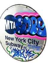 Load image into Gallery viewer, COPE2 &#39;MTA Cope NYC 3&#39; Hand-Painted Real Subway Sign - Signari Gallery 